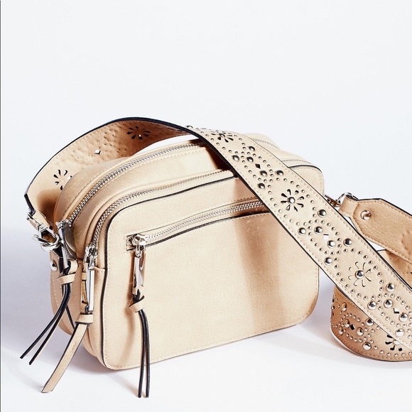 Free People Handbags - Free People Natural Lex Vegan Crossbody